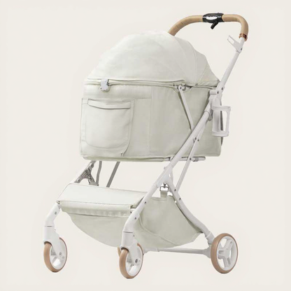 Catvera Bow Pet Stroller Carrier - Image 5|||PROMPT|||Cleaned image. Original analysis: found 1 watermark text overlay and 1 brand logo on the product