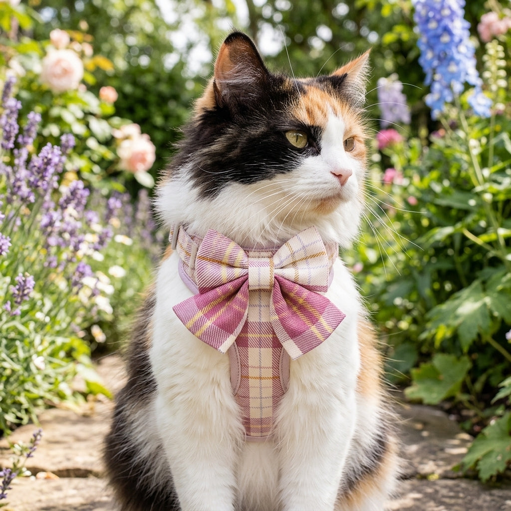 Catvera Bow Tie Cat Harness - Fashion Meets Function