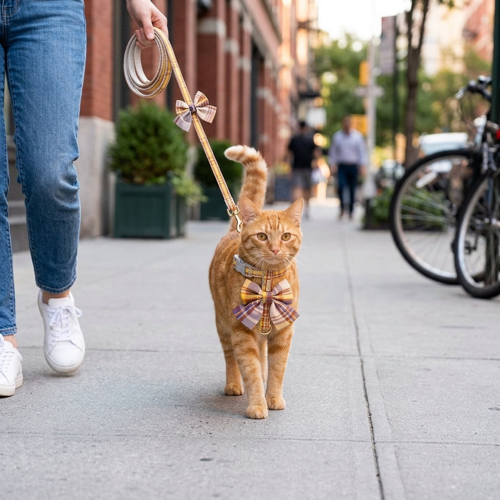 Catvera Bow Tie Cat Harness - Ultimate Safety Design
