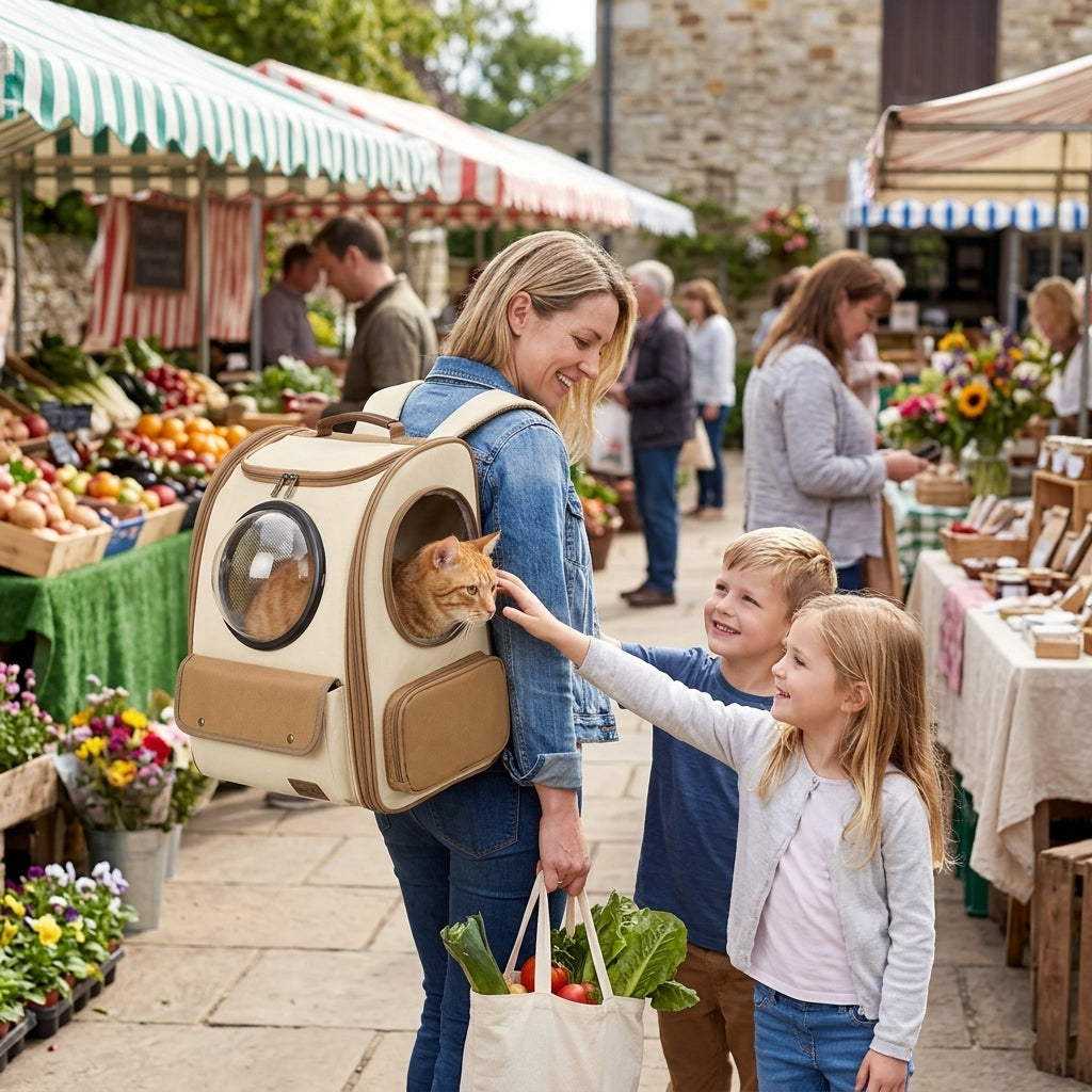 Catvera Bubble Window Travel Carrier - Versatile Usage Scenarios