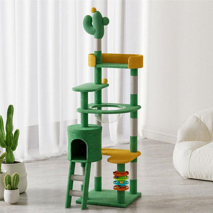 Catvera Cactus Cat Tower Tree - Image 10|||PROMPT|||Original clean product image