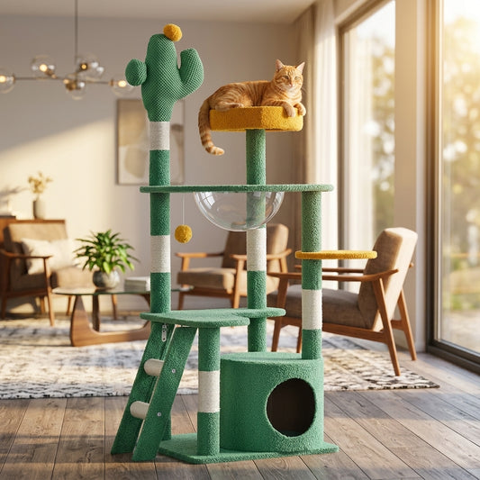 Catvera Cactus Cat Tower Tree - Main Product Image