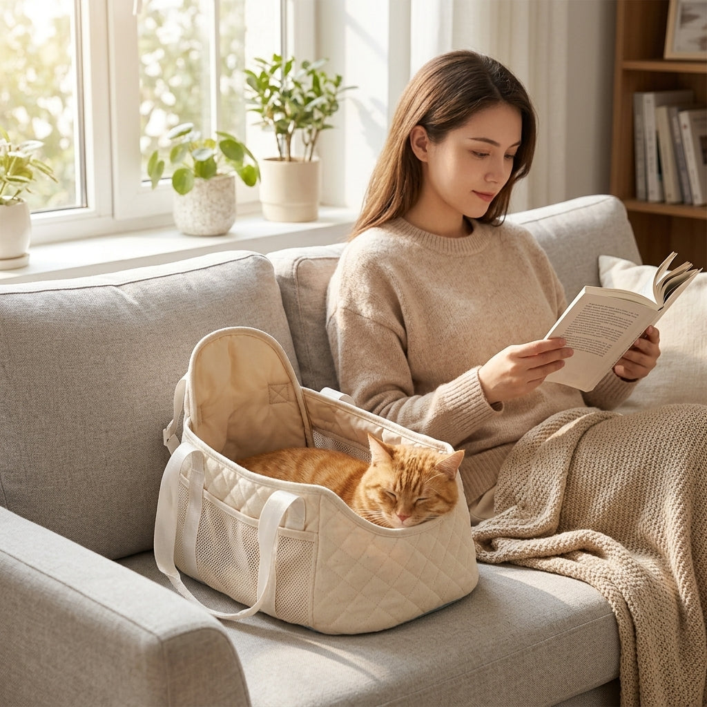 Catvera Cat Carrier Front Sling - Comfort & Safety Features