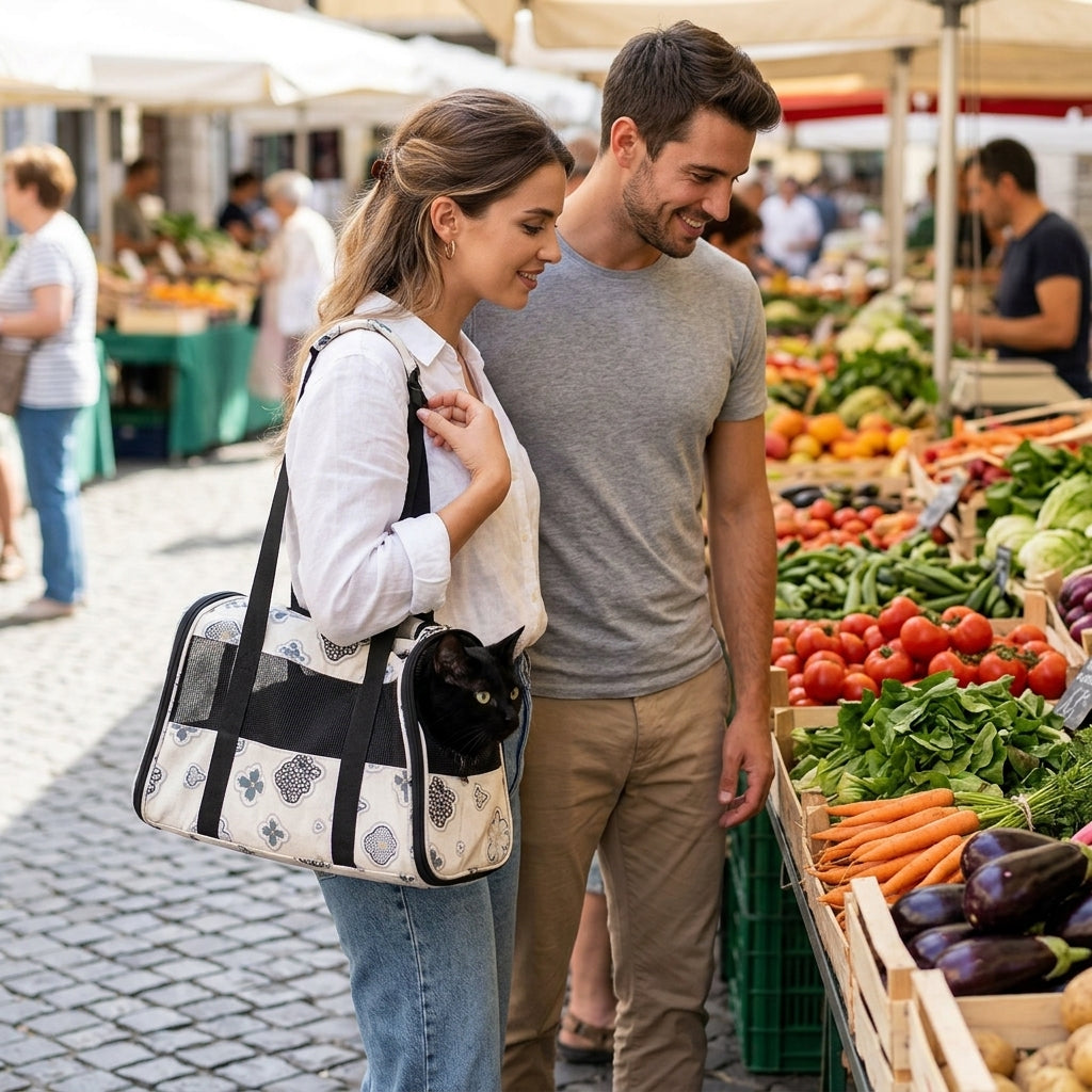 Catvera Cat Carrier Front Sling - Style Meets Functionality