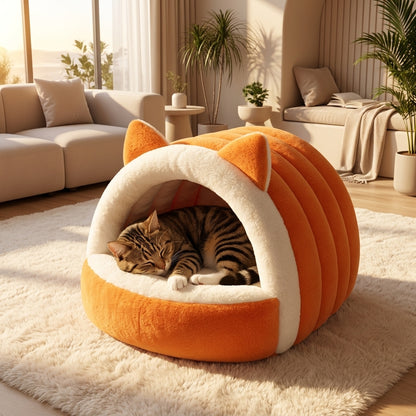 Catvera Cat Ear Cave Bed - Main Product Image