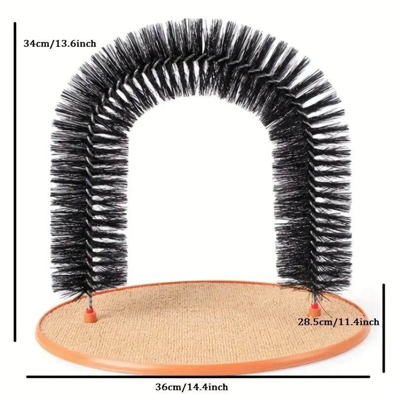 Catvera Cat Grooming Arch Scratcher - Image 2|||PROMPT|||Original clean product image