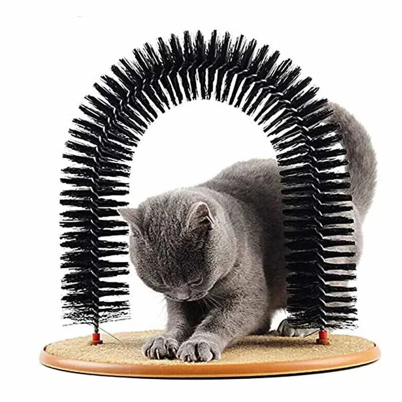 Catvera Cat Grooming Arch Scratcher - Image 5|||PROMPT|||Original clean product image