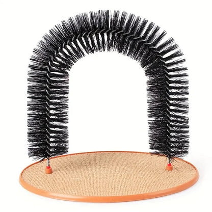 Catvera Cat Grooming Arch Scratcher - Image 7|||PROMPT|||Original clean product image