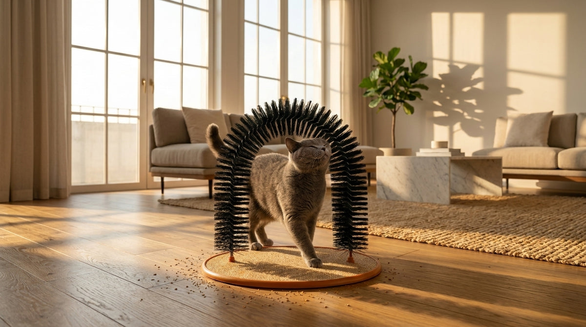 Catvera Cat Grooming Arch Scratcher - Main Product Image (Restored)