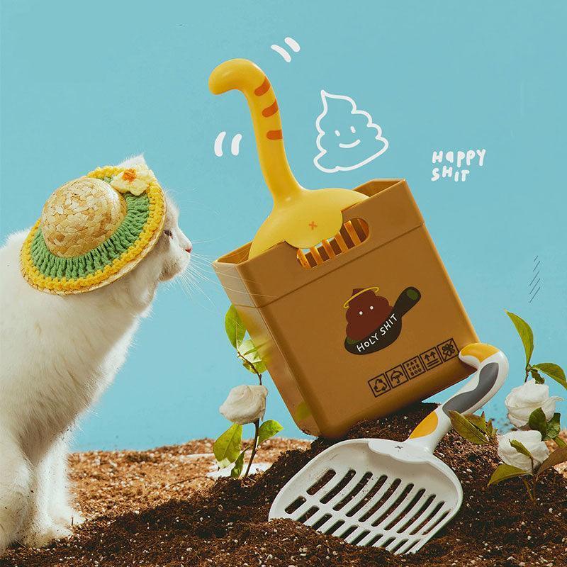 Catvera Cat Tail Litter Shovel - Image 6|||PROMPT|||Original clean product image