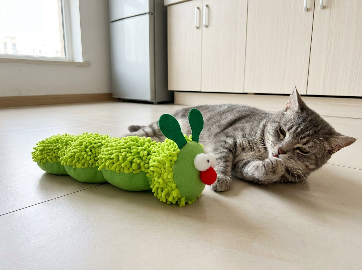 Catvera Caterpillar Cat Mint Toy - Durable Long-Lasting Design
