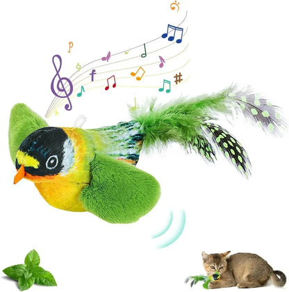 Catvera Chirping Bird Interactive Cat Toy - Image 1|||PROMPT|||Original clean product image