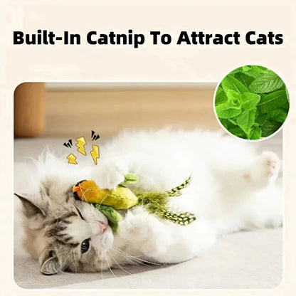 Catvera Chirping Bird Interactive Cat Toy - Image 3|||PROMPT|||Original clean product image