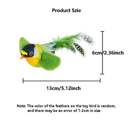 Catvera Chirping Bird Interactive Cat Toy - Image 6|||PROMPT|||Original clean product image