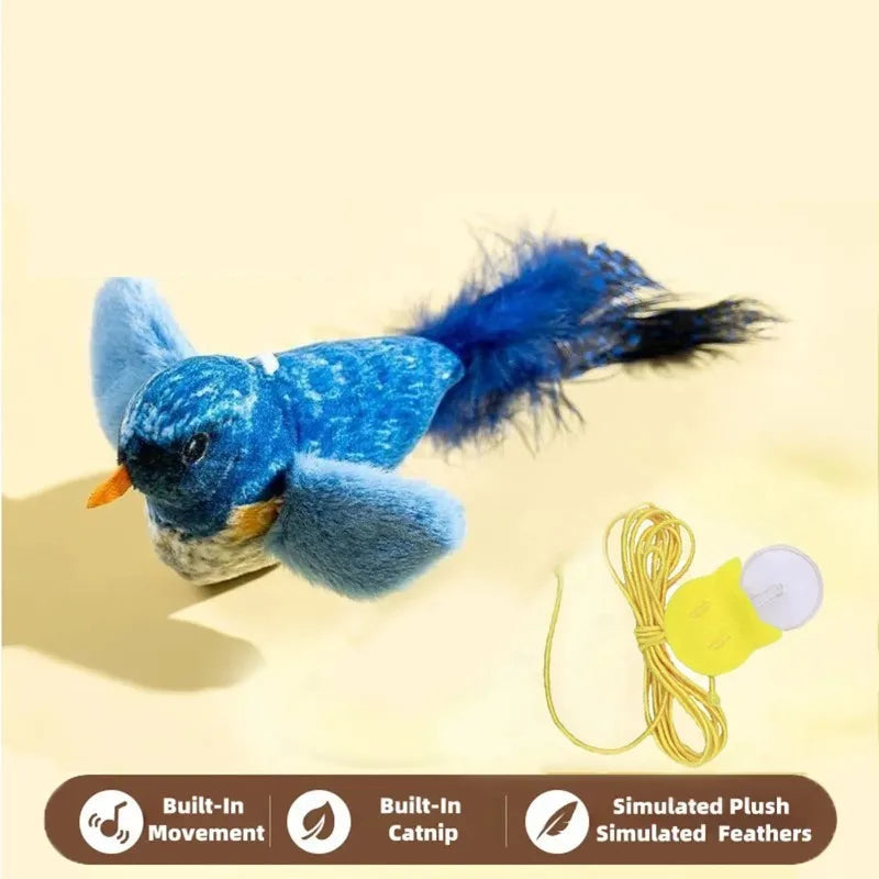 Catvera Chirping Bird Interactive Cat Toy - Image 8|||PROMPT|||Original clean product image