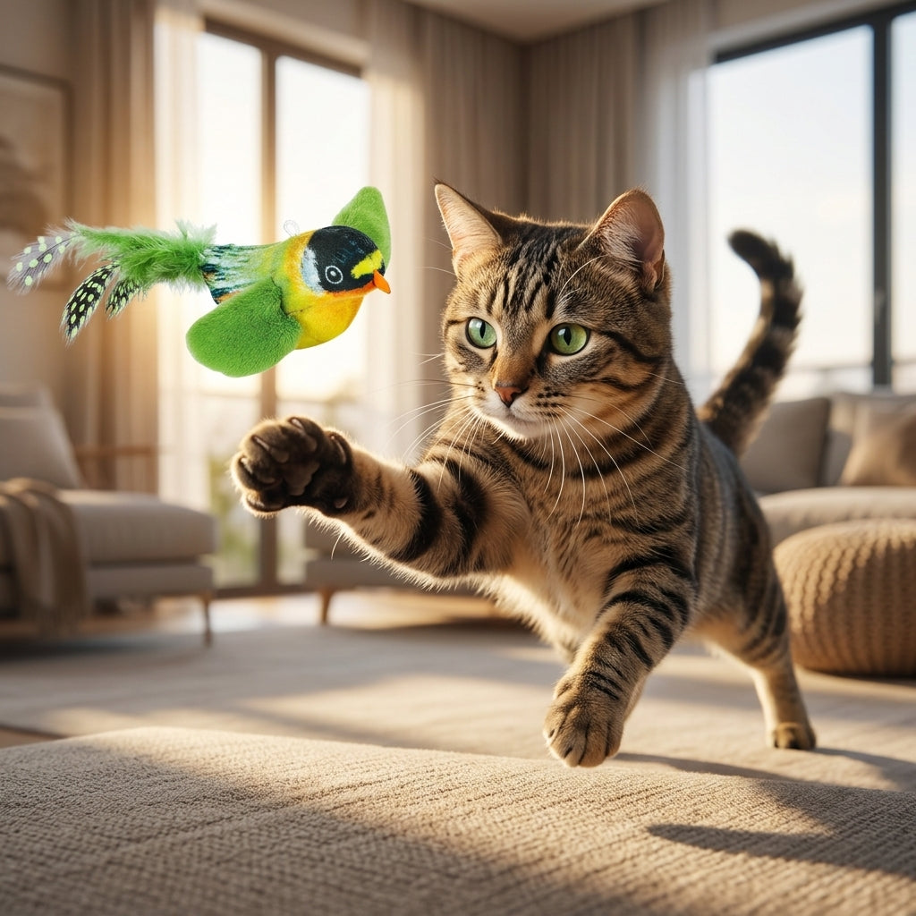 Catvera Chirping Bird Interactive Cat Toy - Main Product Image