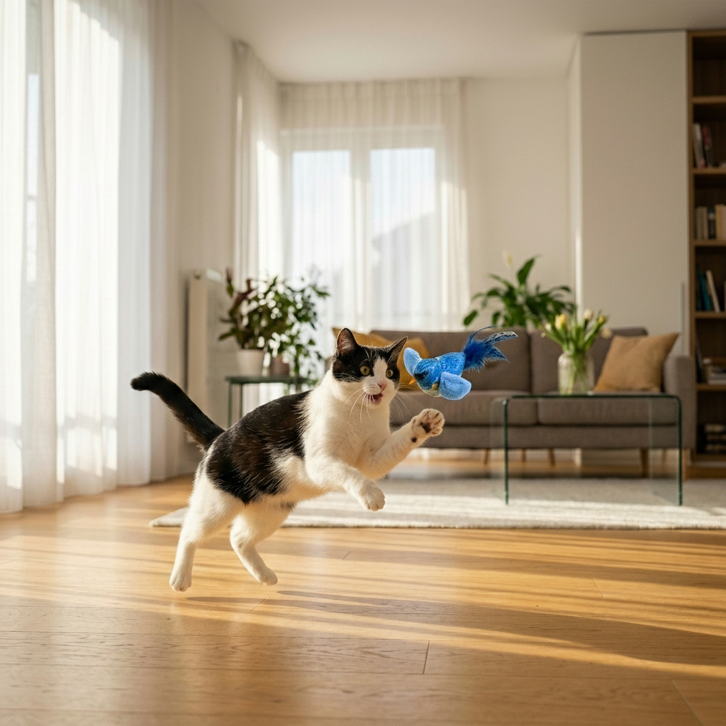 Catvera Chirping Bird Interactive Cat Toy - Section 2
