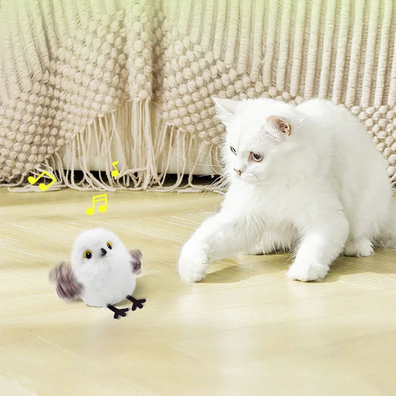 Catvera Chirping Flappy Bird Toy - Image 7|||PROMPT|||Original clean product image