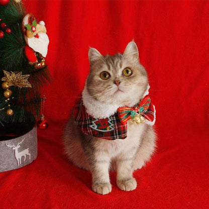 Catvera Christmas Holiday Cat Cape - Image 16|||PROMPT|||Original clean product image