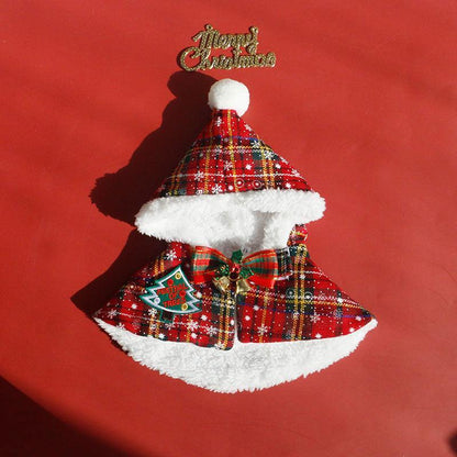 Catvera Christmas Holiday Cat Cape - Image 2|||PROMPT|||Original clean product image