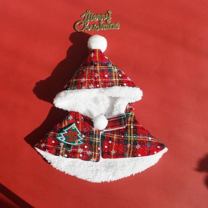 Catvera Christmas Holiday Cat Cape - Image 5|||PROMPT|||Original clean product image