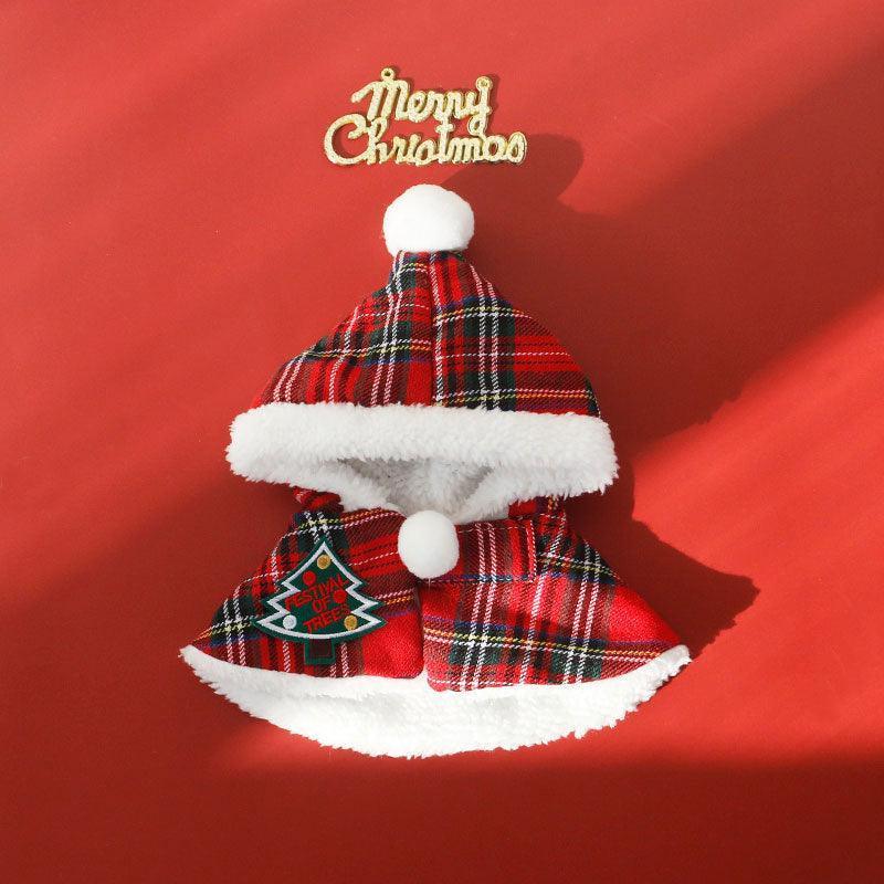 Catvera Christmas Holiday Cat Cape - Image 6|||PROMPT|||Original clean product image