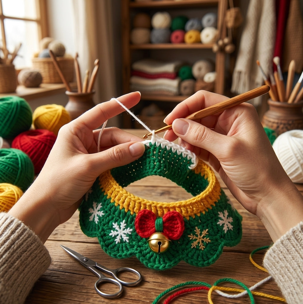 Catvera Christmas Holiday Cat Collar - Premium Holiday Craftsmanship