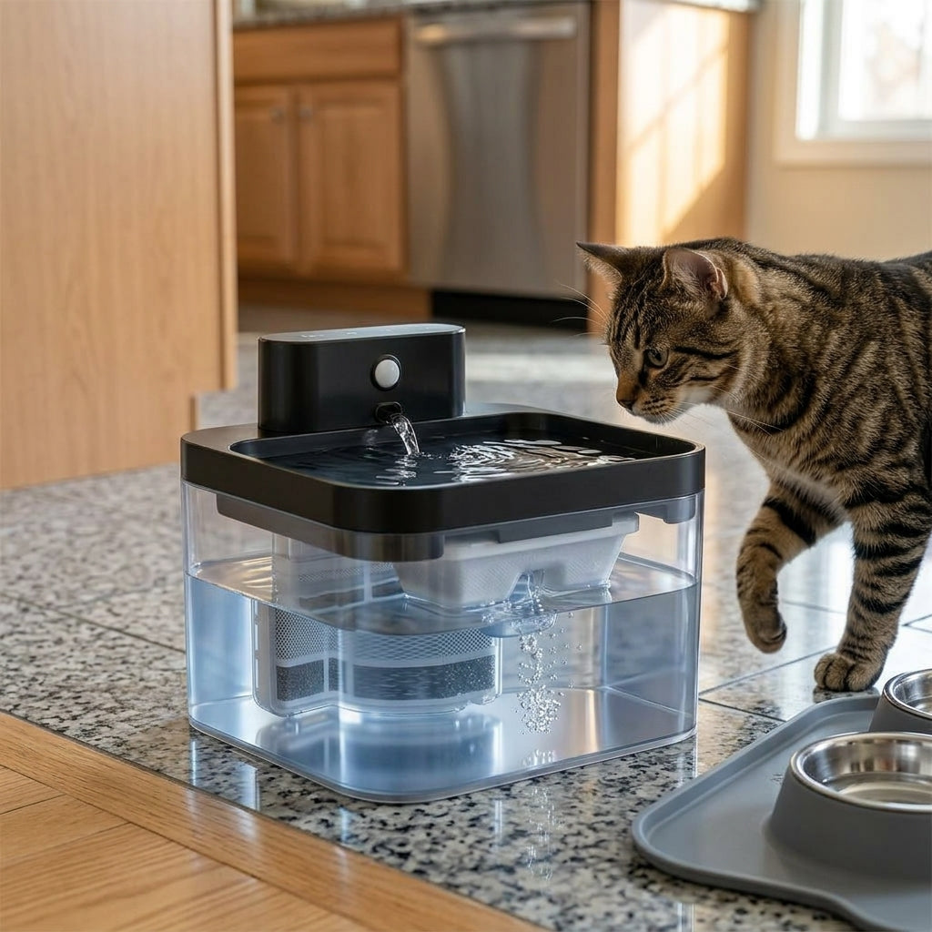 Catvera Circulating Cat Water Fountain - Section 1