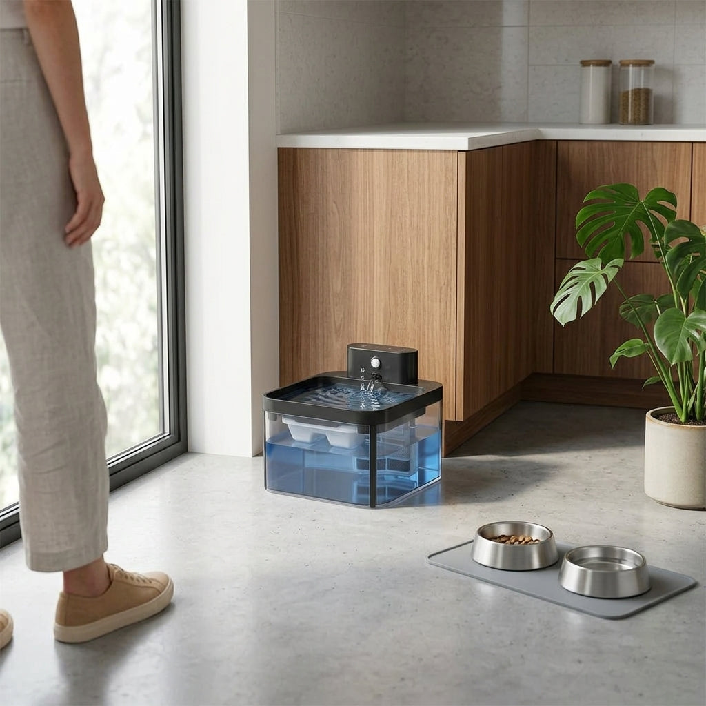 Catvera Circulating Cat Water Fountain - Section 3