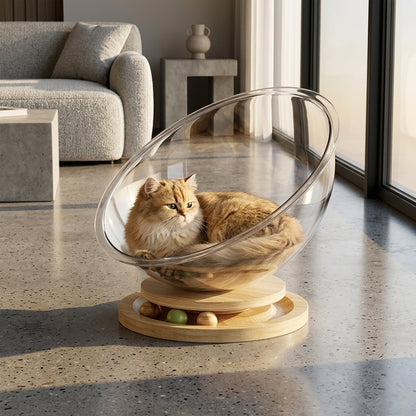 Catvera Clear Capsule Cat Bed - Main Product Image