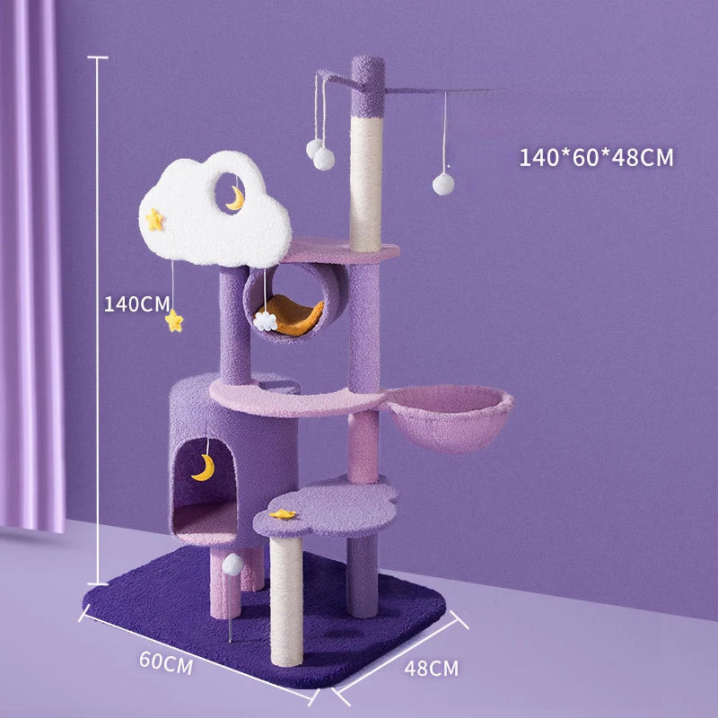 Catvera Cloud Castle Cat Tree - Image 10|||PROMPT|||Original clean product image