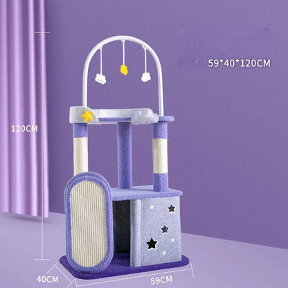 Catvera Cloud Castle Cat Tree - Image 11|||PROMPT|||Original clean product image
