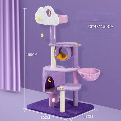 Catvera Cloud Castle Cat Tree - Image 13|||PROMPT|||Original clean product image