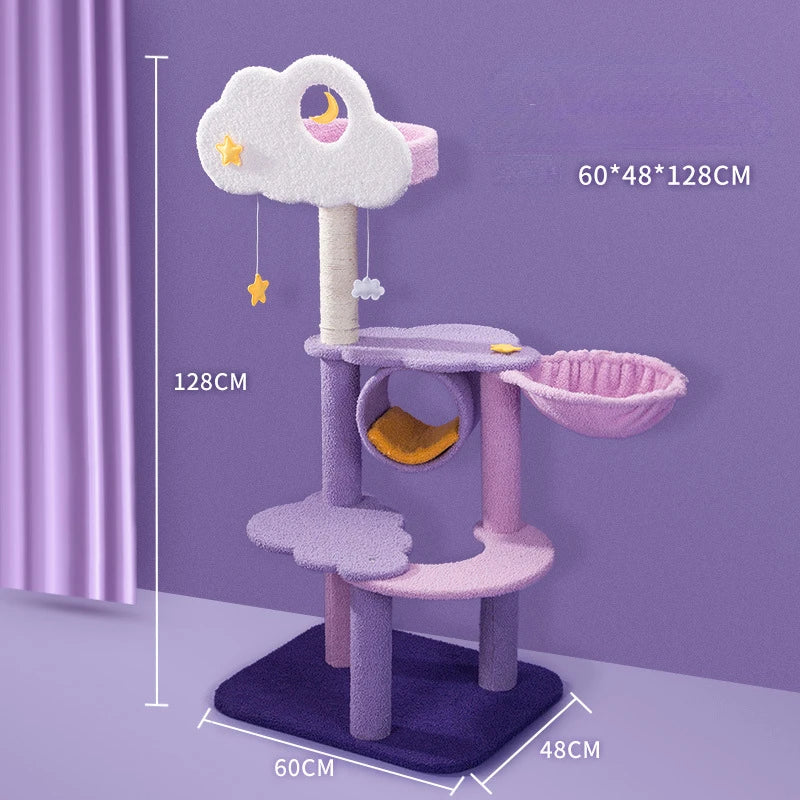 Catvera Cloud Castle Cat Tree - Image 15|||PROMPT|||Original clean product image