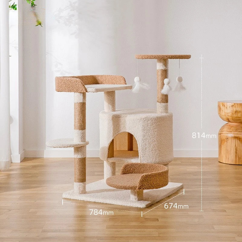 Catvera Cloud Castle Cat Tree - Image 8|||PROMPT|||Original clean product image