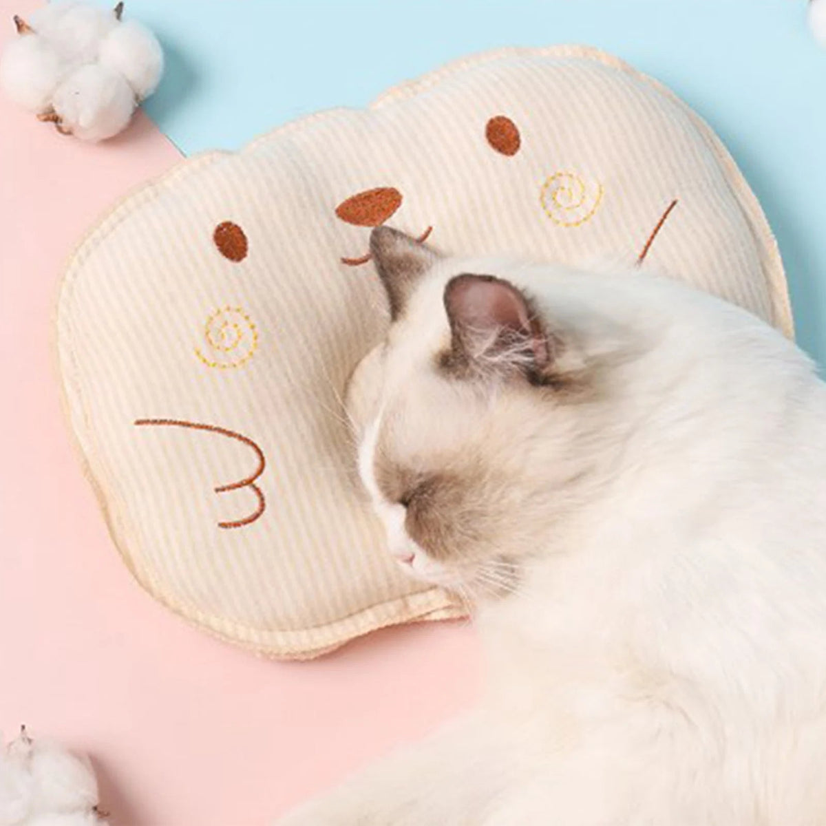 Catvera Cloud Sleep Pillow Bed - Image 2|||PROMPT|||Original clean product image
