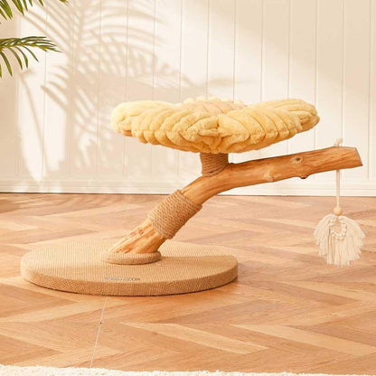 Catvera Cloudy Flower Cat Tree - Image 5|||PROMPT|||Original clean product image