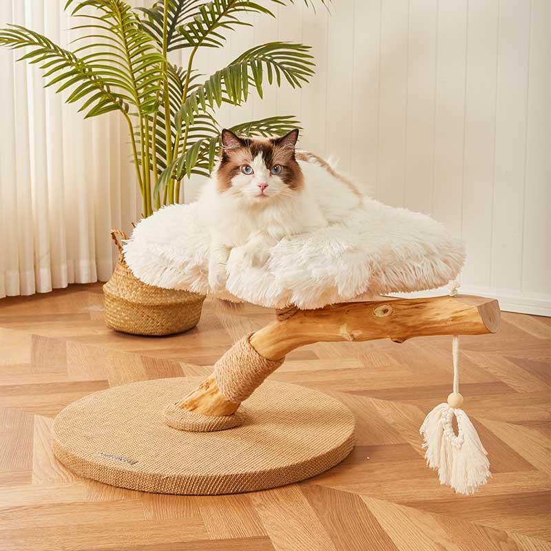 Catvera Cloudy Flower Cat Tree - Image 8|||PROMPT|||Original clean product image