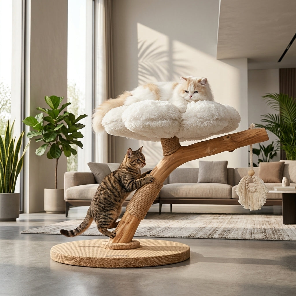 Catvera Cloudy Flower Cat Tree - Main Product Image