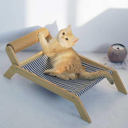 Catvera Coconut Cat Tree Bed - Image 1|||PROMPT|||Original clean product image