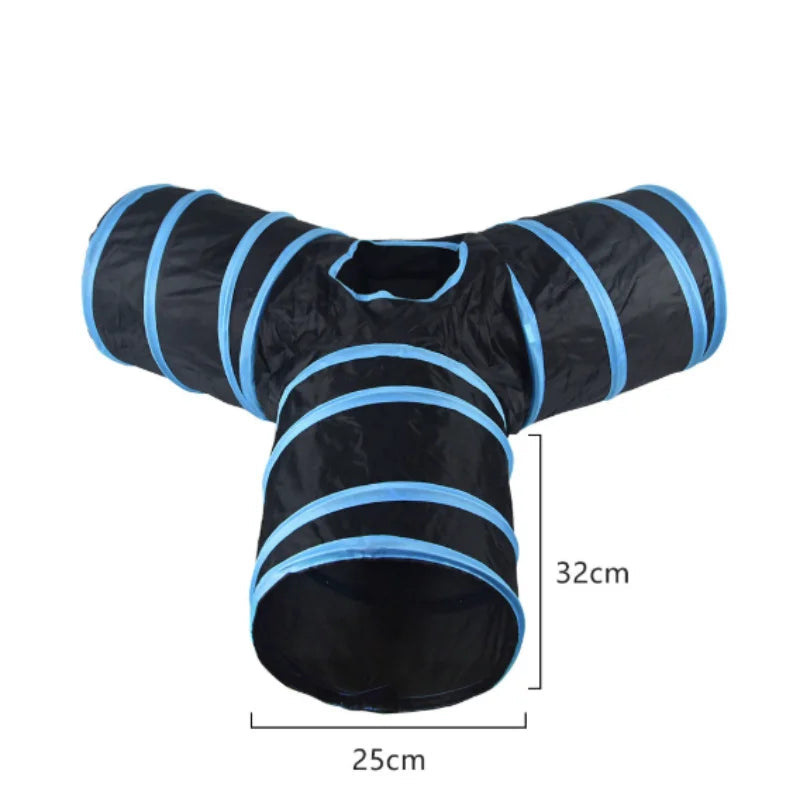 Catvera Collapsible Interactive Cat Tunnel - Image 10|||PROMPT|||Original clean product image