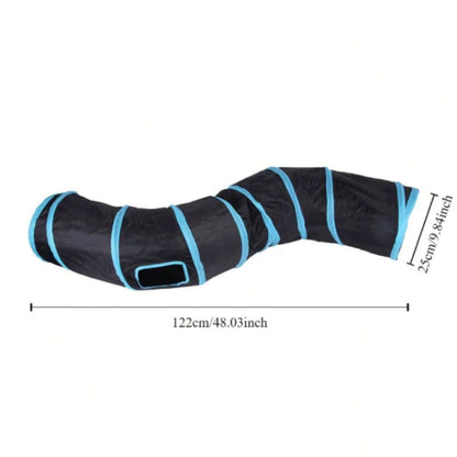 Catvera Collapsible Interactive Cat Tunnel - Image 12|||PROMPT|||Original clean product image