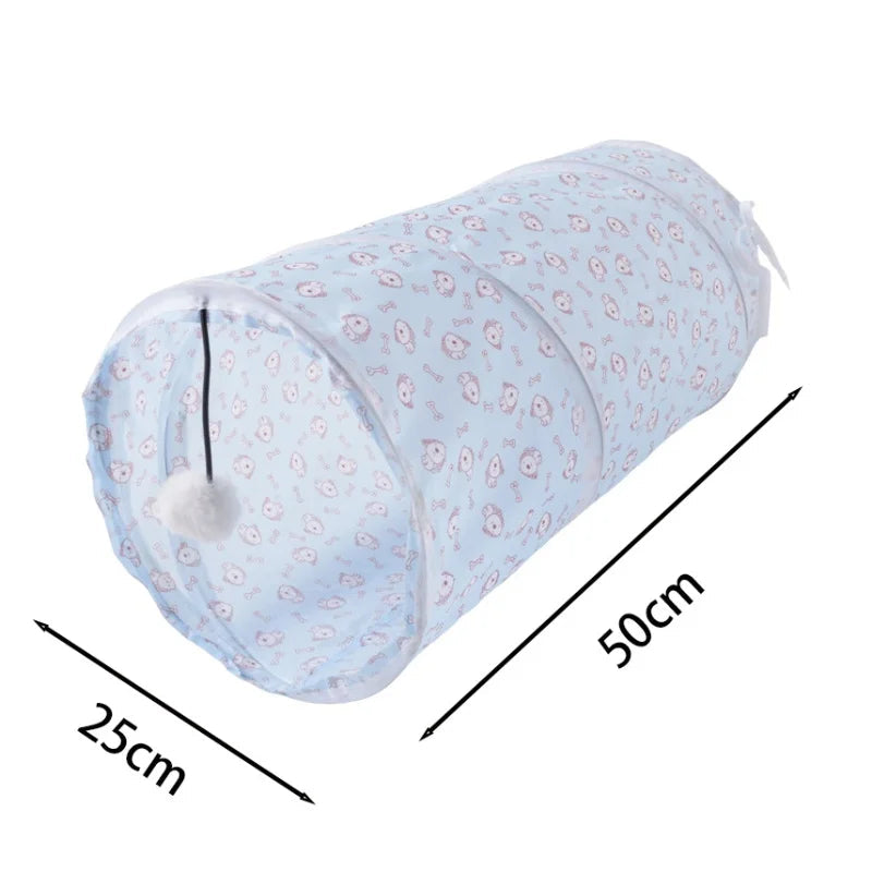 Catvera Collapsible Interactive Cat Tunnel - Image 13|||PROMPT|||Original clean product image