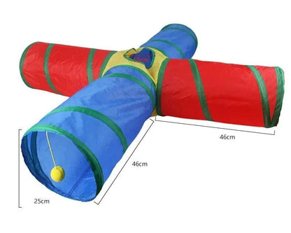 Catvera Collapsible Interactive Cat Tunnel - Image 14|||PROMPT|||Original clean product image
