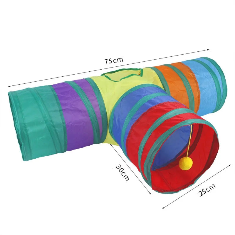 Catvera Collapsible Interactive Cat Tunnel - Image 18|||PROMPT|||Original clean product image