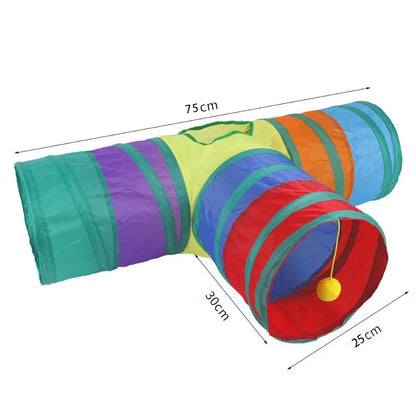 Catvera Collapsible Interactive Cat Tunnel - Image 18|||PROMPT|||Original clean product image