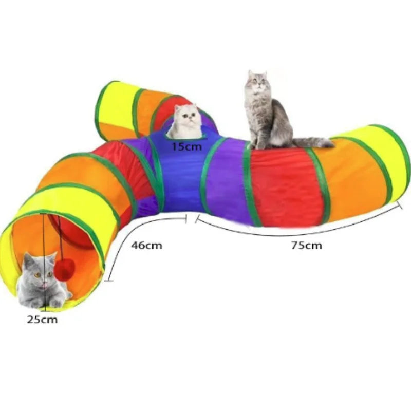 Catvera Collapsible Interactive Cat Tunnel - Image 22|||PROMPT|||Original clean product image