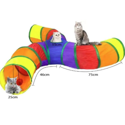 Catvera Collapsible Interactive Cat Tunnel - Image 22|||PROMPT|||Original clean product image