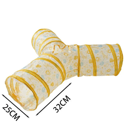 Catvera Collapsible Interactive Cat Tunnel - Image 23|||PROMPT|||Original clean product image