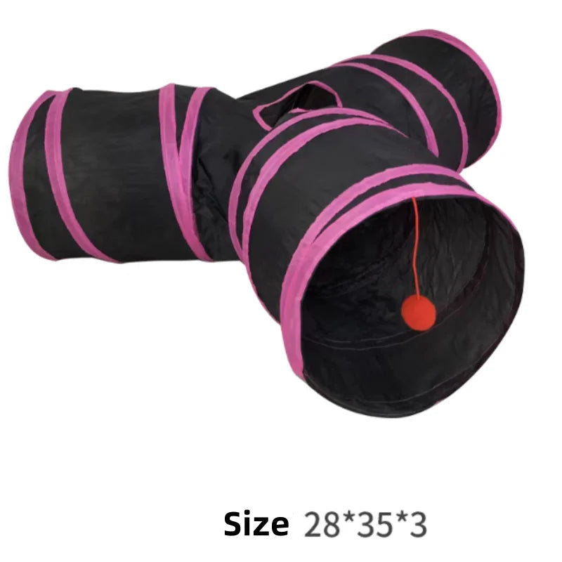 Catvera Collapsible Interactive Cat Tunnel - Image 8|||PROMPT|||Original clean product image